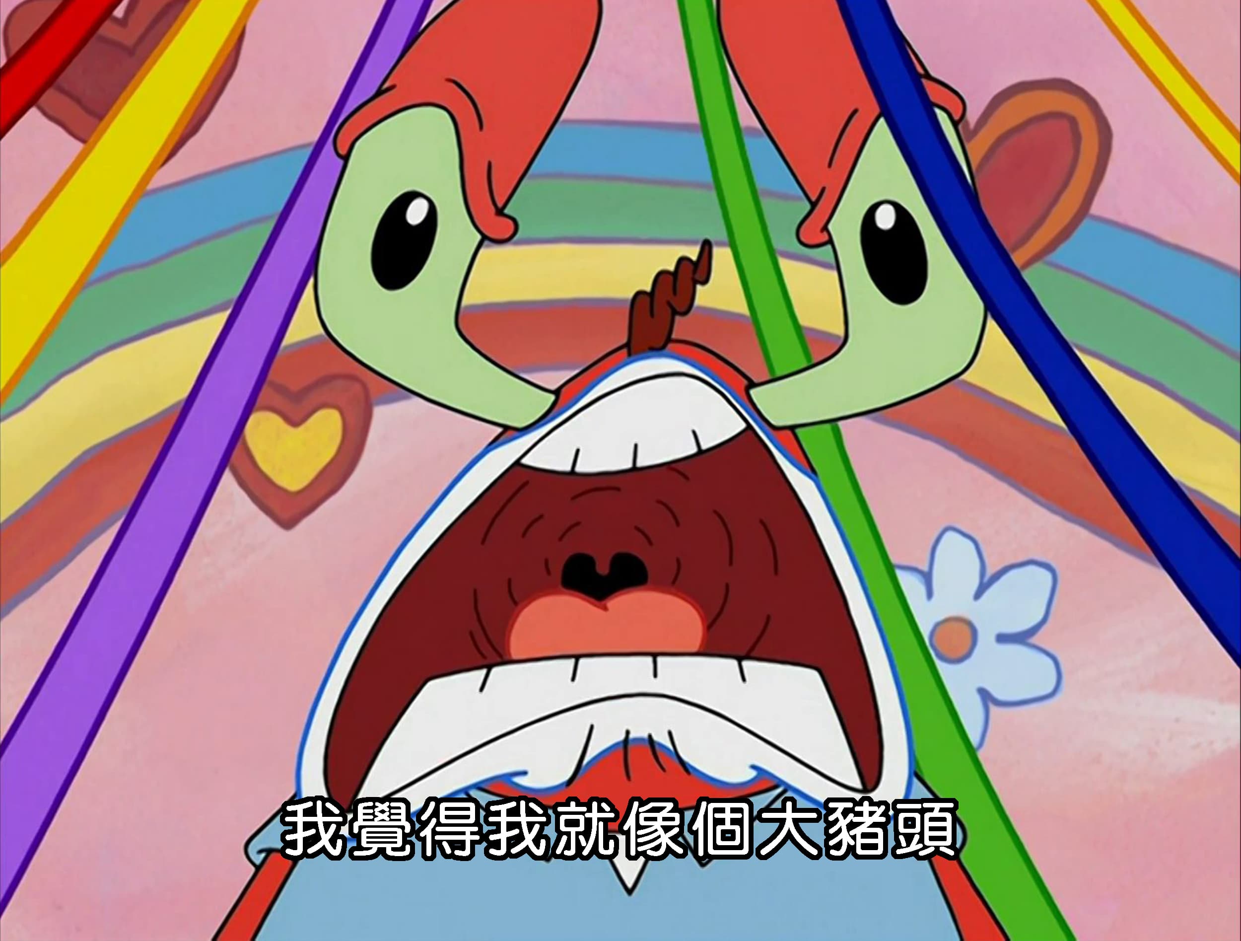 我覺得我就像個大豬頭