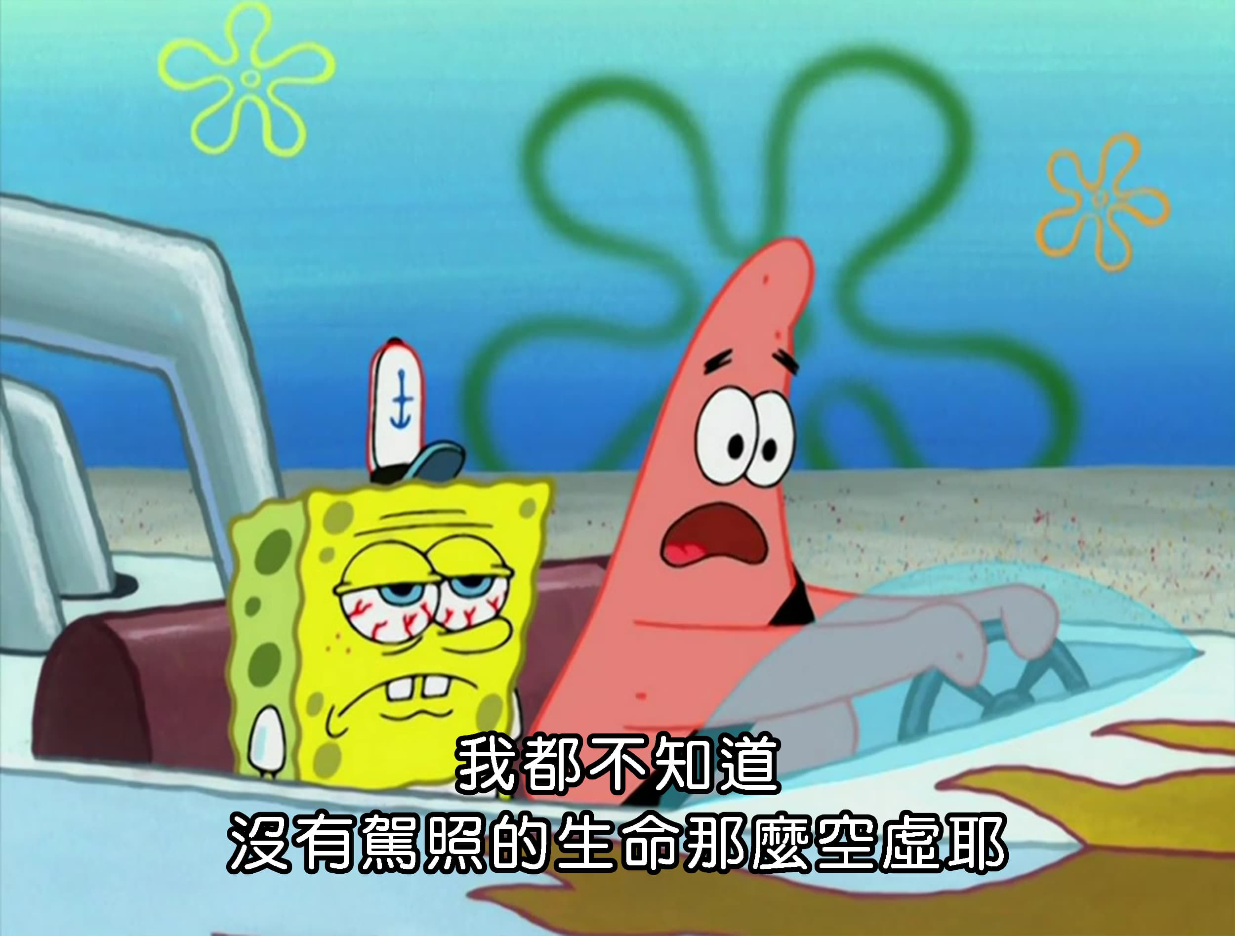 我都不知道 沒有駕照的生命那麼空虛耶