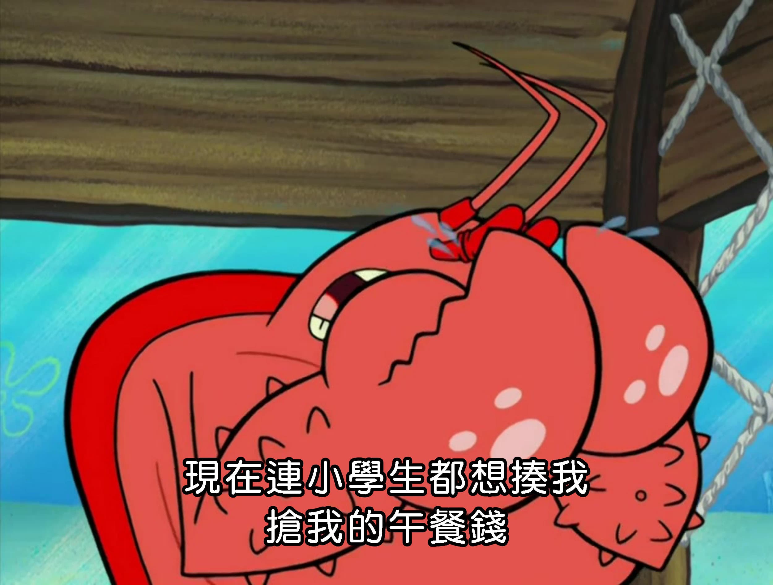 現在連小學生都想揍我 搶我的午餐錢