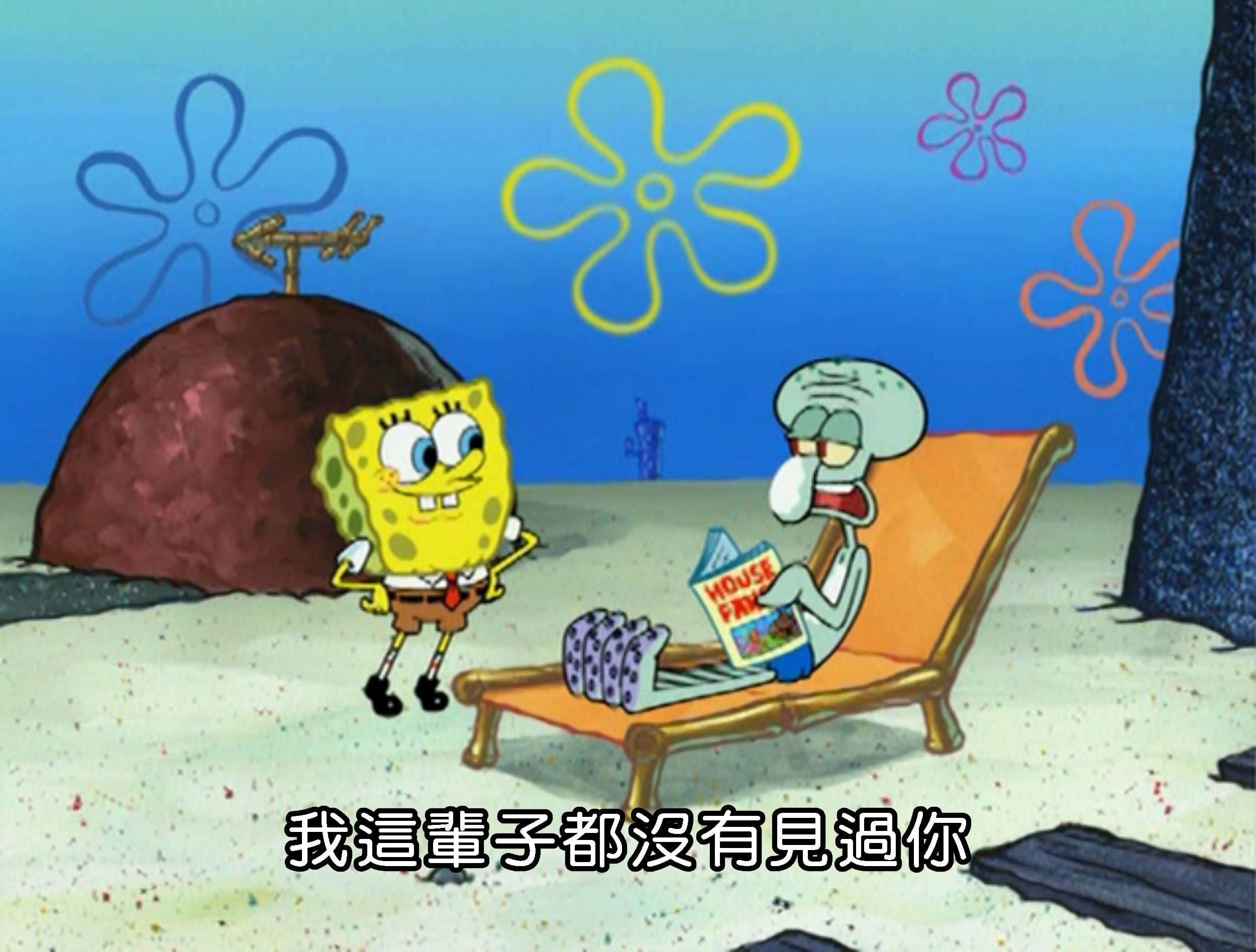 我這輩子都沒有見過你