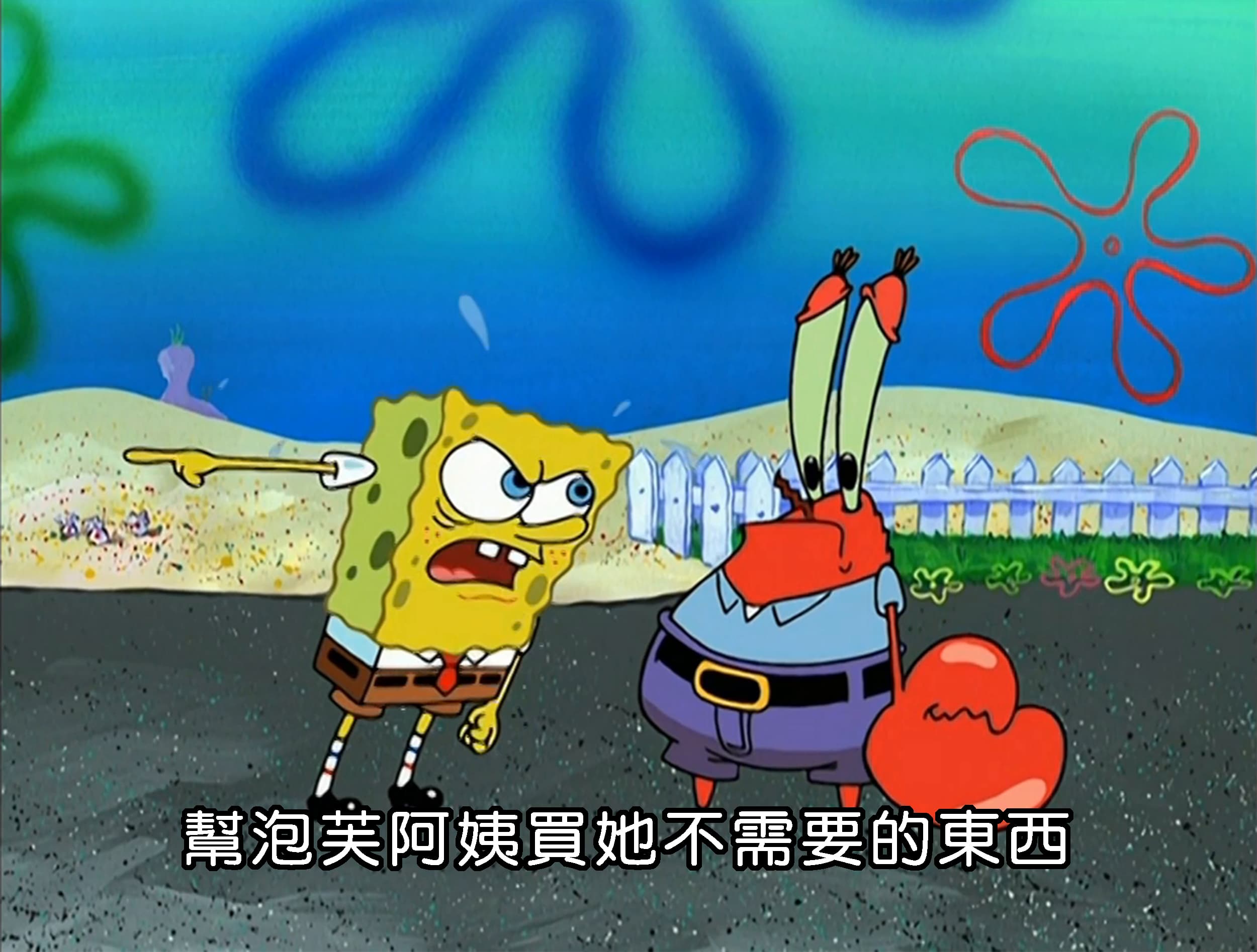 幫泡芙阿姨買她不需要的東西