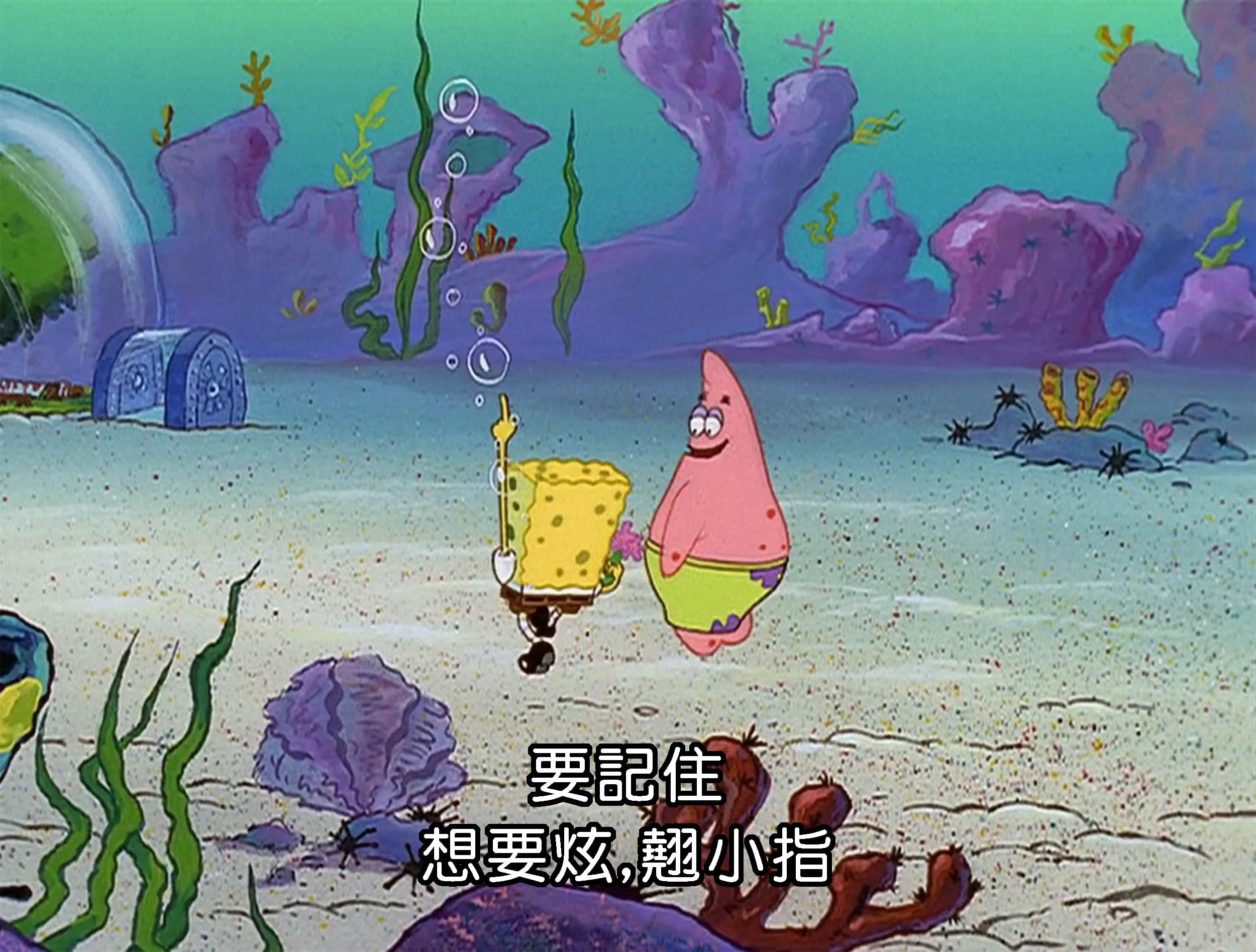 要記住 想要炫 翹小指