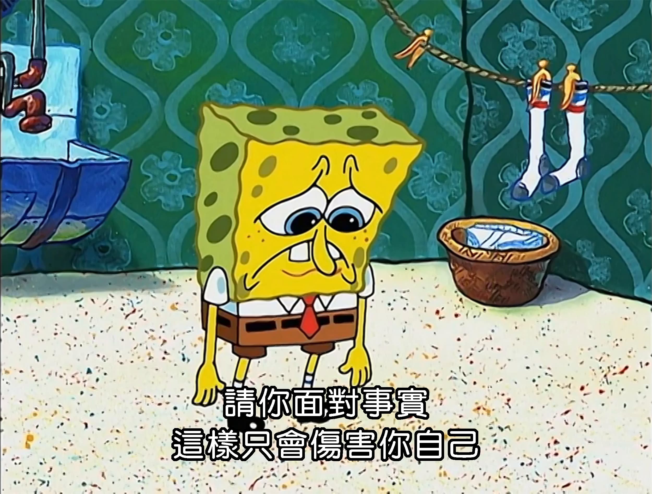 請你面對事實 這樣只會傷害你自己