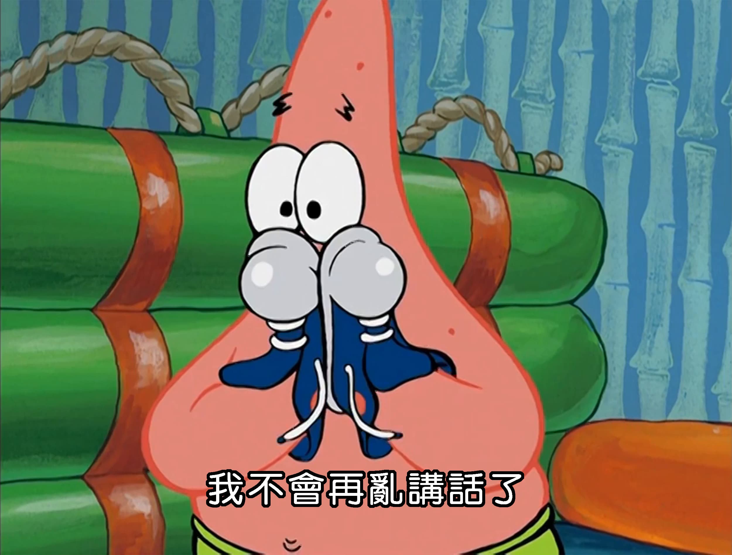 我不會再亂講話了