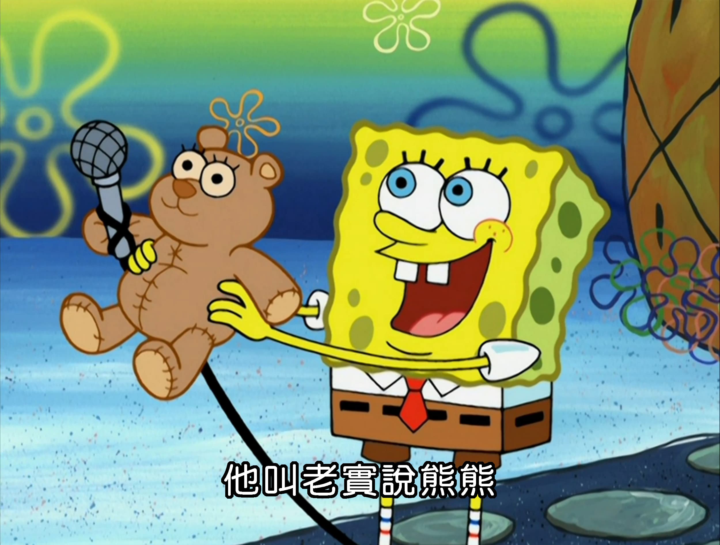 他叫老實說熊熊