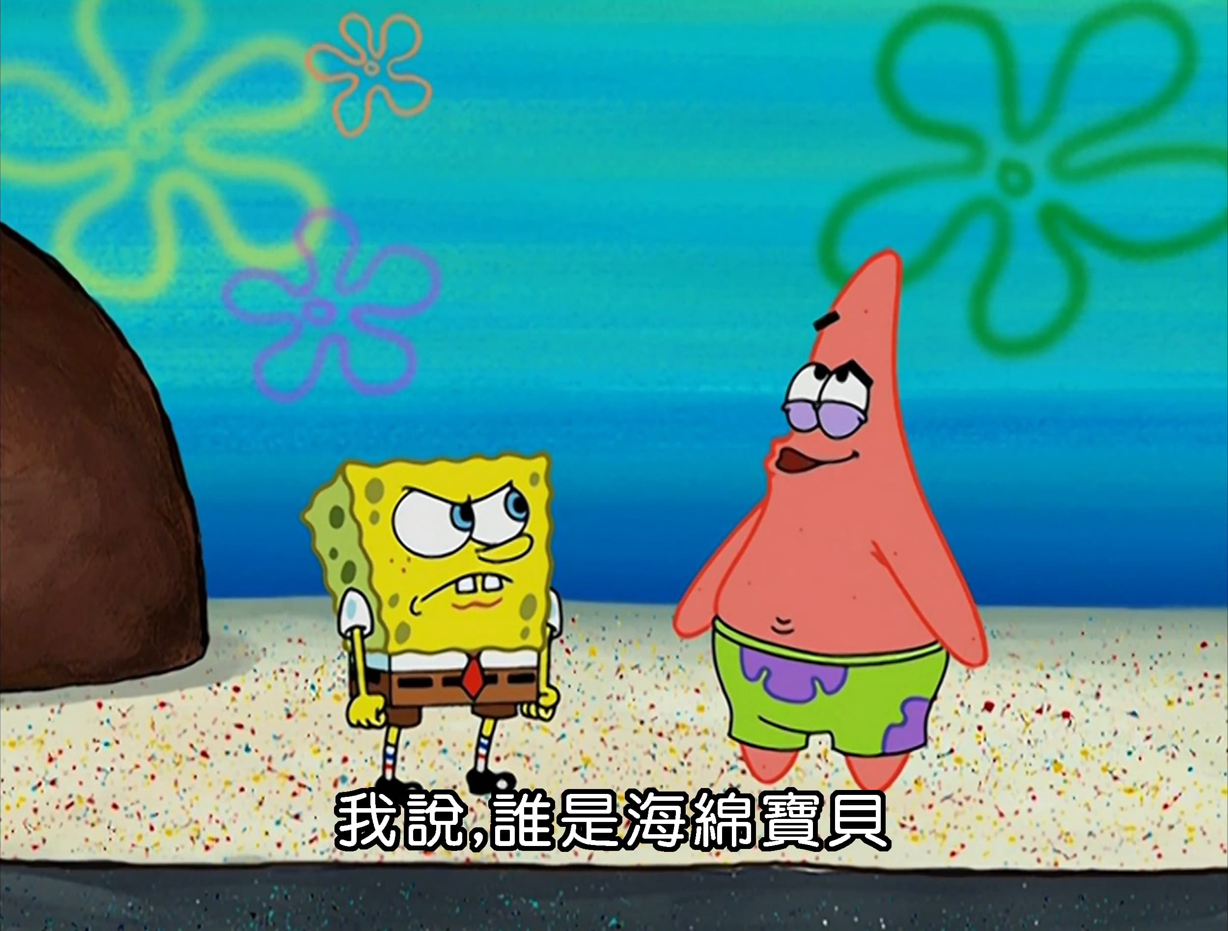 我說 誰是海綿寶貝