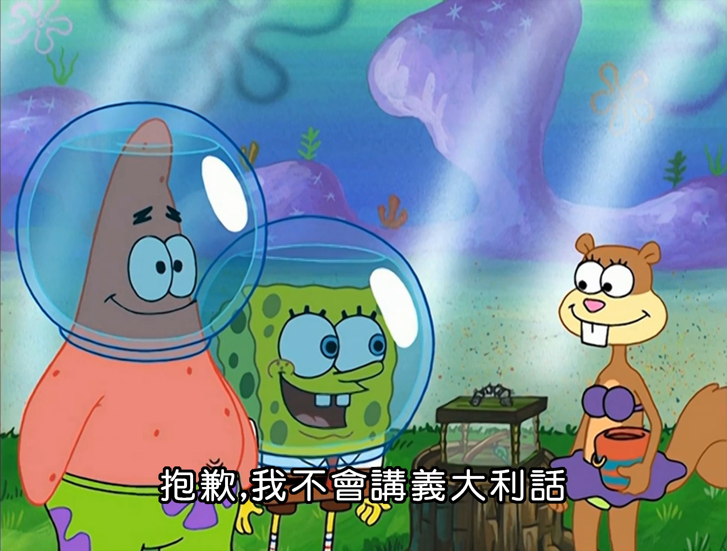 抱歉 我不會講義大利話