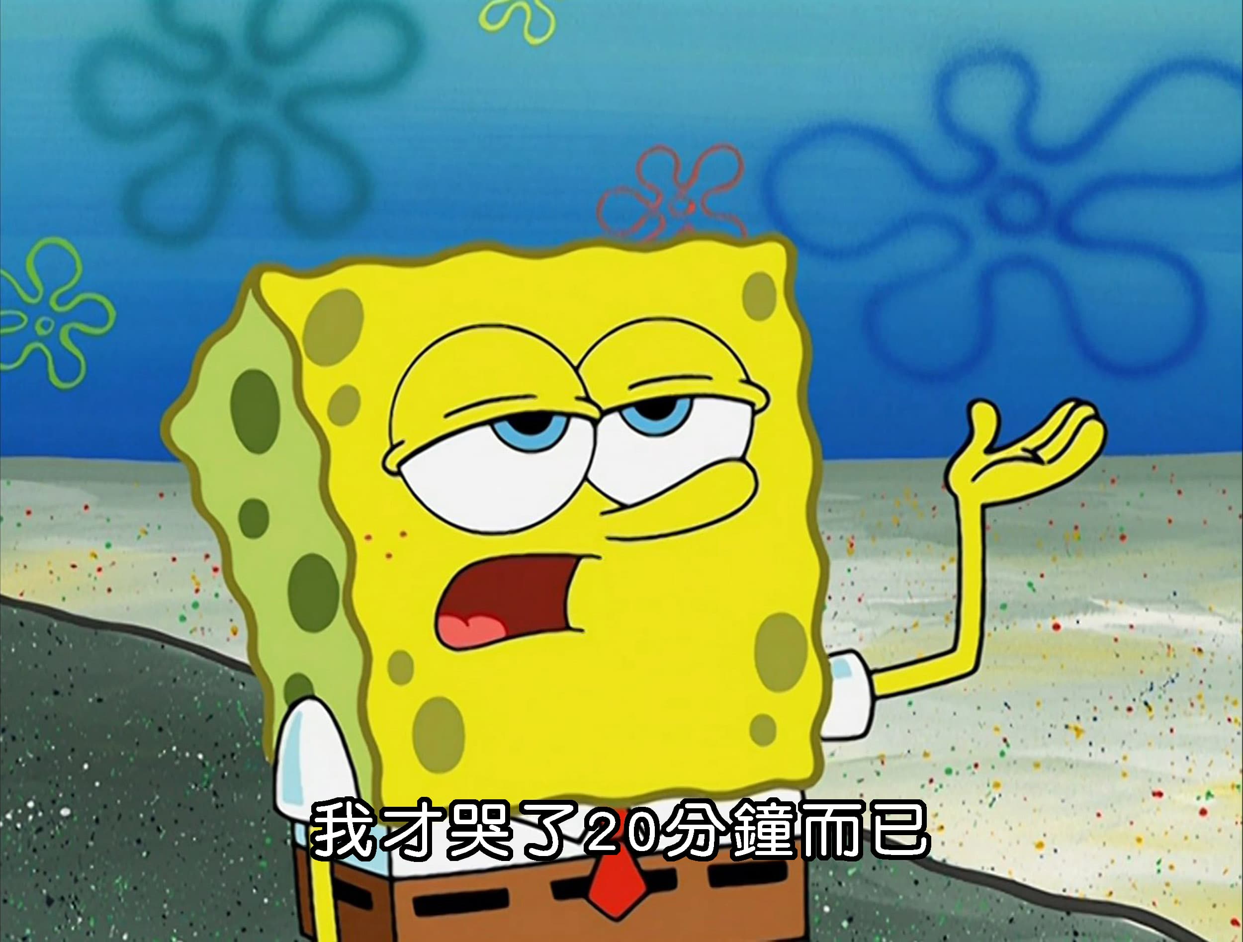 我才哭了20分鐘而已