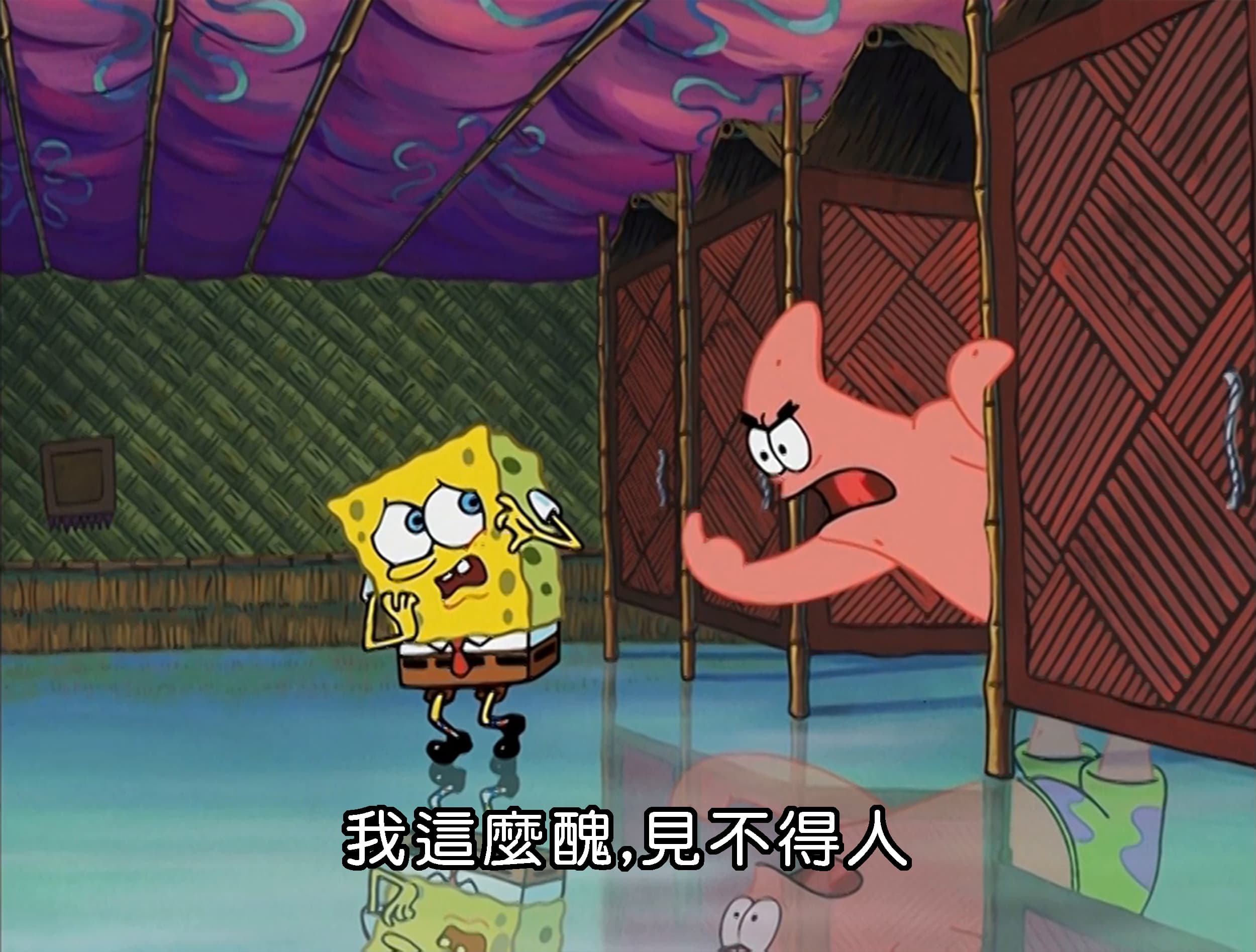 我這麼醜 見不得人