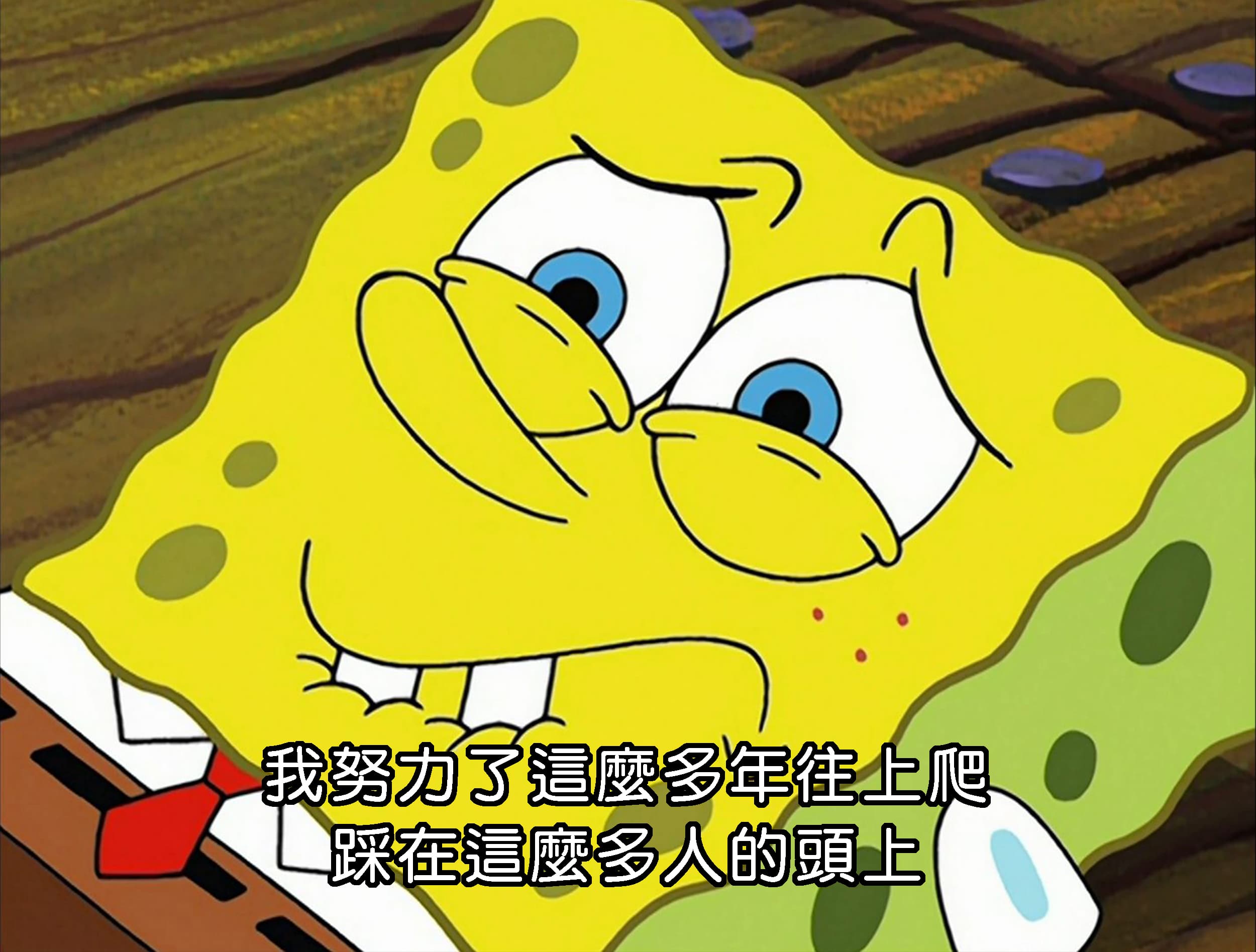 我努力了這麼多年往上爬 踩在這麼多人的頭上