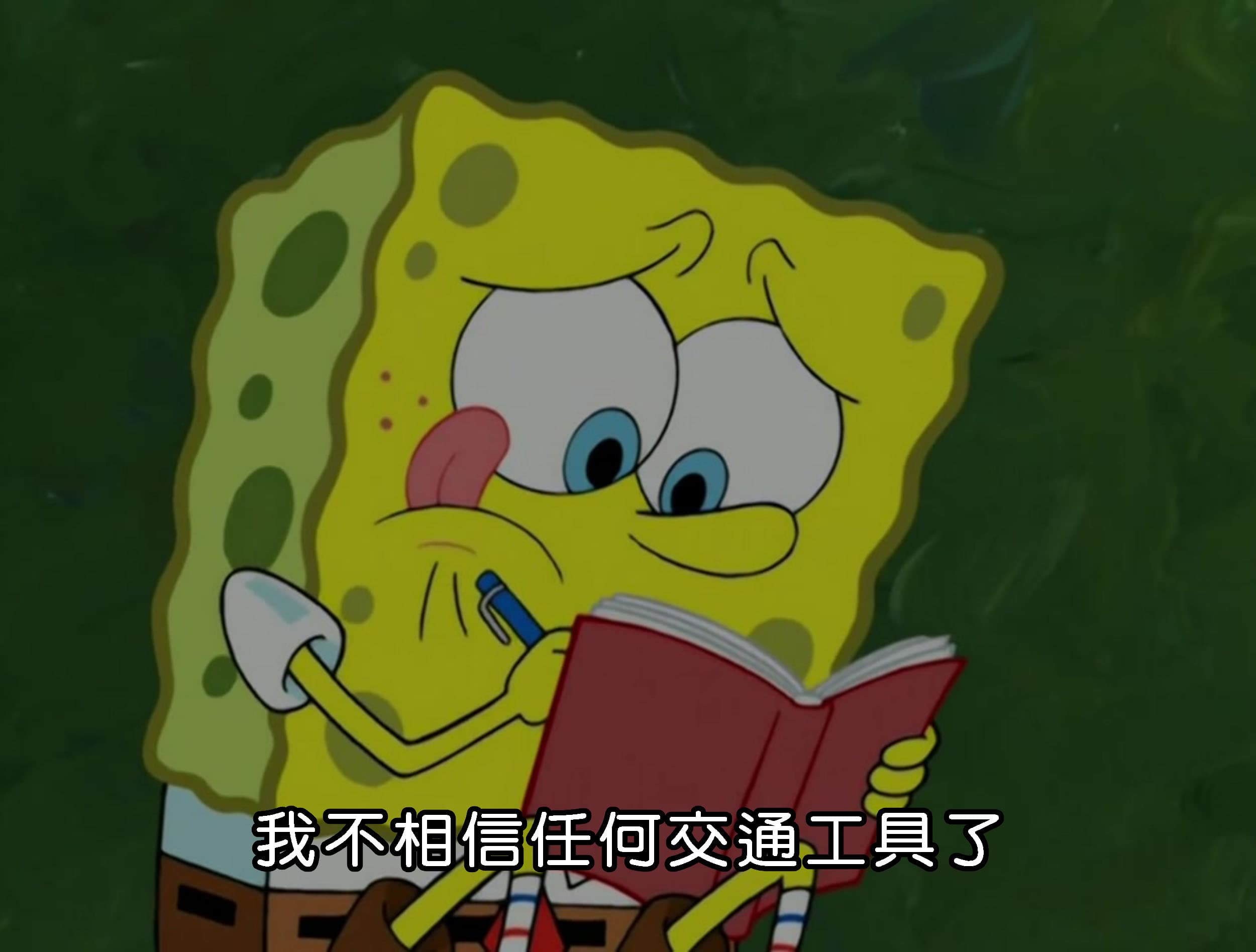 我不相信任何交通工具了