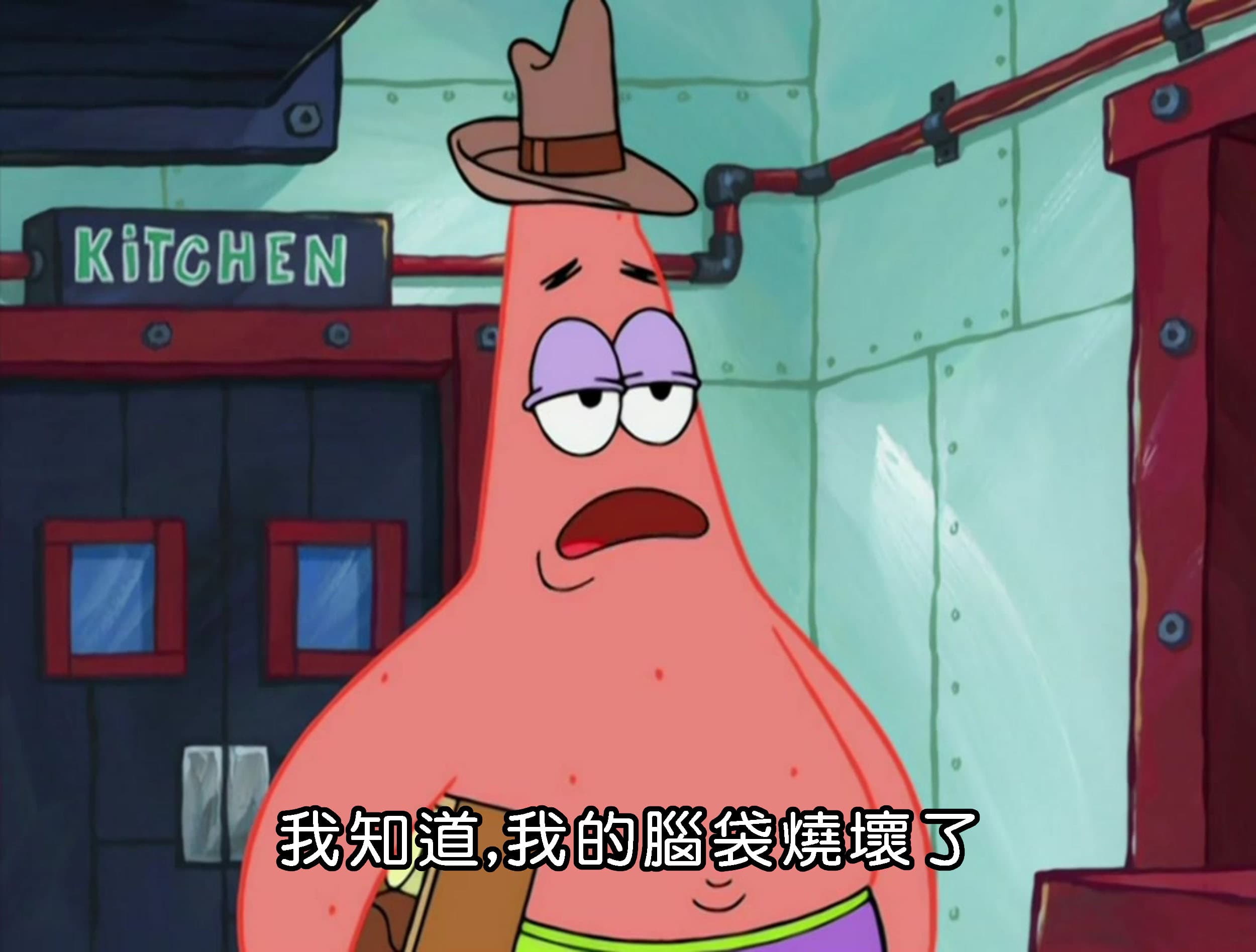 我知道 我的腦袋燒壞了