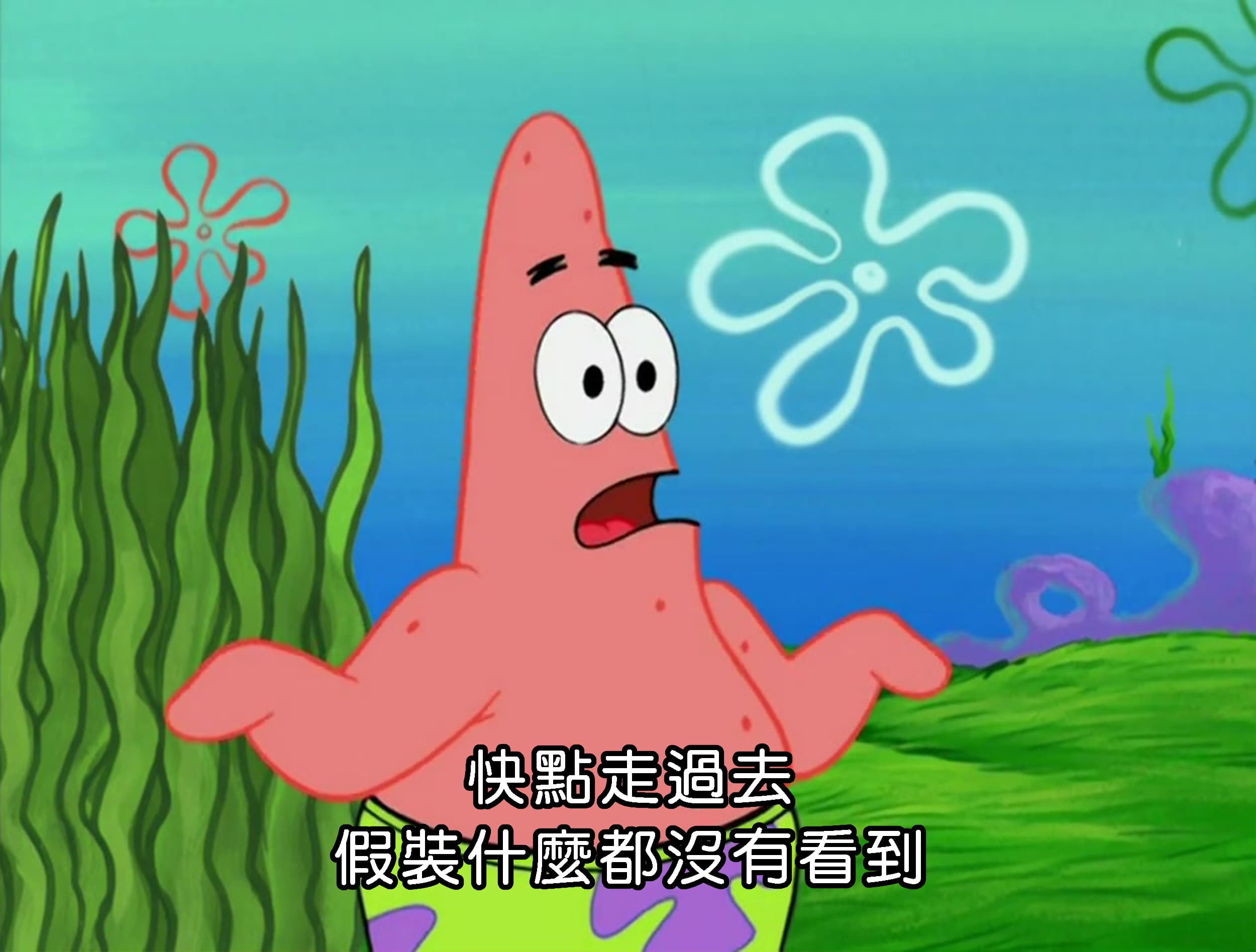 快點走過去 假裝什麼都沒有看到